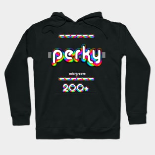 Perky 2000 ColorGroove Retro-Rainbow-Tube nostalgia (wf) Hoodie